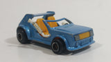 Vintage Majorette No. 223 Crazy Car Light Blue 1/55 Scale Die Cast Toy Car Vehicle Made in France