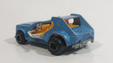 Vintage Majorette No. 223 Crazy Car Light Blue 1/55 Scale Die Cast Toy Car Vehicle Made in France
