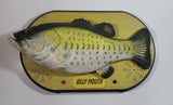 HTF Version Elvis "Billy Mouth" Big Mouth Billy Bass Singing Moving Fish On Plaque Novelty Collectible