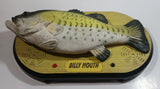 HTF Version Elvis "Billy Mouth" Big Mouth Billy Bass Singing Moving Fish On Plaque Novelty Collectible