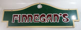 Large 14" x 42" Wooden Finnegan's Pub Bar Green with Dark Red Lettering - Abbotsford, British Columbia