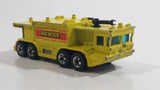 1981 Hot Wheels Workhorses Airport Rescue Yellow Fire Truck Die Cast Toy Car Firefighting Emergency Rescue Vehicle Hong Kong