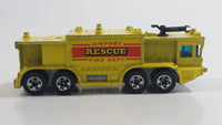 1981 Hot Wheels Workhorses Airport Rescue Yellow Fire Truck Die Cast Toy Car Firefighting Emergency Rescue Vehicle Hong Kong