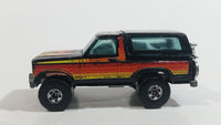 1982 Hot Wheels Ford Bronco Black Die Cast Toy Car SUV Vehicle BW Malaysia