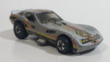 1982 Hot Wheels Vetty Funny Corvette Funny Car Grey Die Cast Toy Drag Racing Car Vehicle