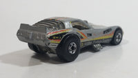 1982 Hot Wheels Vetty Funny Corvette Funny Car Grey Die Cast Toy Drag Racing Car Vehicle