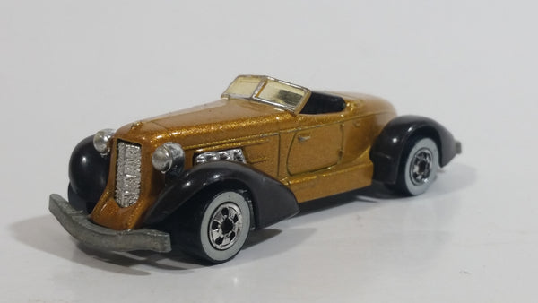 1983 Hot Wheels Auburn 852 Metalflake Gold Die Cast Toy Car Vehicle - WW - Malaysia