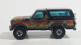 1982 Hot Wheels Ford Bronco Black Die Cast Toy Car SUV Vehicle BW Hong Kong