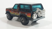 1982 Hot Wheels Ford Bronco Black Die Cast Toy Car SUV Vehicle BW Hong Kong