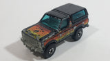 1982 Hot Wheels Ford Bronco Black Die Cast Toy Car SUV Vehicle BW Hong Kong