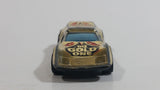 1977 Hot Wheels Buzz-Off The Gold One Gold Chrome Die Cast Toy Car Vehicle with Opening Rear Hood