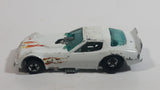 Vintage 1982 Hot Wheels Firebird Funny Car White Die Cast Toy Car Vehicle with Lifting Body