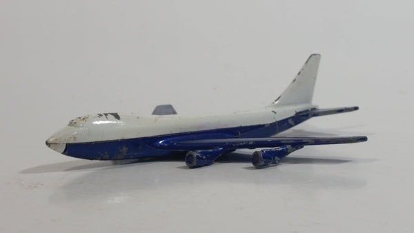 Vintage 1973 Lesney Matchbox SP 10 Boeing 747 White Blue Jet Die Cast Toy Airplane Aircraft Passenger Vehicle