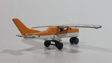 Vintage 1974 Lesney Matchbox N94209 Cessna Propeller Plane Orange and White Die Cast Toy Airplane Aircraft Passenger Vehicle