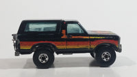 1982 Hot Wheels Ford Bronco Black Die Cast Toy Car SUV Vehicle BW Malaysia