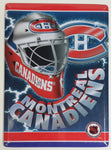 Montreal Canadiens NHL Ice Hockey Team 8" x 11" Metal Sign With Stand On The Back