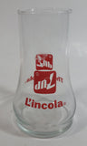 Vintage 1980s 7-Up The Uncola Soda Pop Beverage Upside Down Unique Clear Glass Drinking Cup Collectible