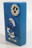 Vintage 1981 Peyo Nasta Blue Smurf's Handheld AM Transistor Radio with Waste Clip