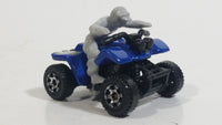 2007 Matchbox 4 Wheels Quad Royal Blue Die Cast Toy ATV All Terrain Vehicle