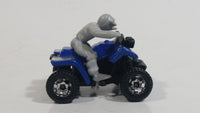 2007 Matchbox 4 Wheels Quad Royal Blue Die Cast Toy ATV All Terrain Vehicle