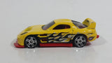 2013 Hot Wheels Police Pursuit 24 / Seven Yellow Die Cast Toy Car Vehicle