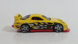 2013 Hot Wheels Police Pursuit 24 / Seven Yellow Die Cast Toy Car Vehicle