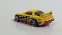 2013 Hot Wheels Police Pursuit 24 / Seven Yellow Die Cast Toy Car Vehicle