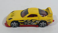 2013 Hot Wheels Police Pursuit 24 / Seven Yellow Die Cast Toy Car Vehicle