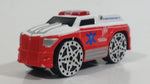 Maisto Tonka Hasbro Rescue Emergency Ambulance White and Orange Die Cast Toy Car Vehicle