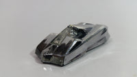 1994 Hot Wheels Shadow Jet II Chrome Die Cast Toy Car Vehicle