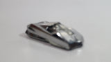 1994 Hot Wheels Shadow Jet II Chrome Die Cast Toy Car Vehicle