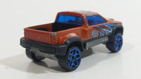 2004 Hot Wheels Scrapheads Mega Duty Truck Burnt Orange Die Cast Toy Car Vehicle