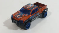 2004 Hot Wheels Scrapheads Mega Duty Truck Burnt Orange Die Cast Toy Car Vehicle