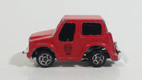 Vintage Buddy L "Metal Made" Mini Fire Dept. Red Die Cast Toy Car Vehicle