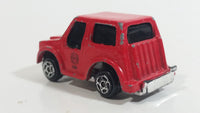 Vintage Buddy L "Metal Made" Mini Fire Dept. Red Die Cast Toy Car Vehicle