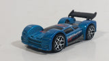 2006 Hot Wheels Drift Kings Mid Drift Blue Die Cast Toy Car Vehicle