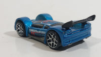 2006 Hot Wheels Drift Kings Mid Drift Blue Die Cast Toy Car Vehicle