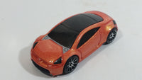 2004 Hot Wheels First Editions Realistix Mitsubishi Eclipse Concept Metalflake Orange Die Cast Toy Car Vehicle