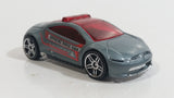 2008 Hot Wheels Top Speed GT Mitsubishi Eclipse Concept Official Pace Car Pearl Grey Die Cast Toy Race Car Vehicle