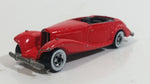 1983 Hot Wheels Mercedes 540K Red Die Cast Toy Classic Car Vehicle WW