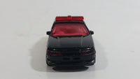 2004 Hot Wheels Smashville Police Cruiser Black Die Cast Toy Emergency Response Cop Vehicle