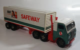 Vintage Safeway Semi Truck Tractor Trailer Rig "Right From Safeway" 16" Long Plastic and Tin Litho Toy Car Vehicle - Japan