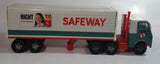 Vintage Safeway Semi Truck Tractor Trailer Rig "Right From Safeway" 16" Long Plastic and Tin Litho Toy Car Vehicle - Japan