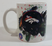 1997 Hunter Mfg NFL Football Team Denver Broncos Ceramic Coffee Mug Sports Collectible