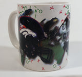 1997 Hunter Mfg NFL Football Team Denver Broncos Ceramic Coffee Mug Sports Collectible