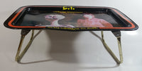 Vintage 1982 Universal City Studios E.T. The Extra Terrestrial in His Adventure On Earth Metal Lunch TV Tray Movie Film Collectible