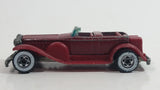 1986 Hot Wheels '31 Doozie Maroon Red Die Cast Toy Car Vehicle WW Malaysia