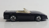 1995 Hot Wheels Chevrolet Corvette Convertible Metallic Dark Purple Die Cast Toy Car Vehicle 5SP