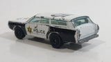 Yatming Ford Station Wagon No. 1015 White Police Cop #115 Die Cast Toy Car Vehicle