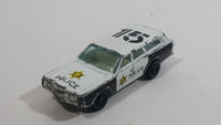 Yatming Ford Station Wagon No. 1015 White Police Cop #115 Die Cast Toy Car Vehicle